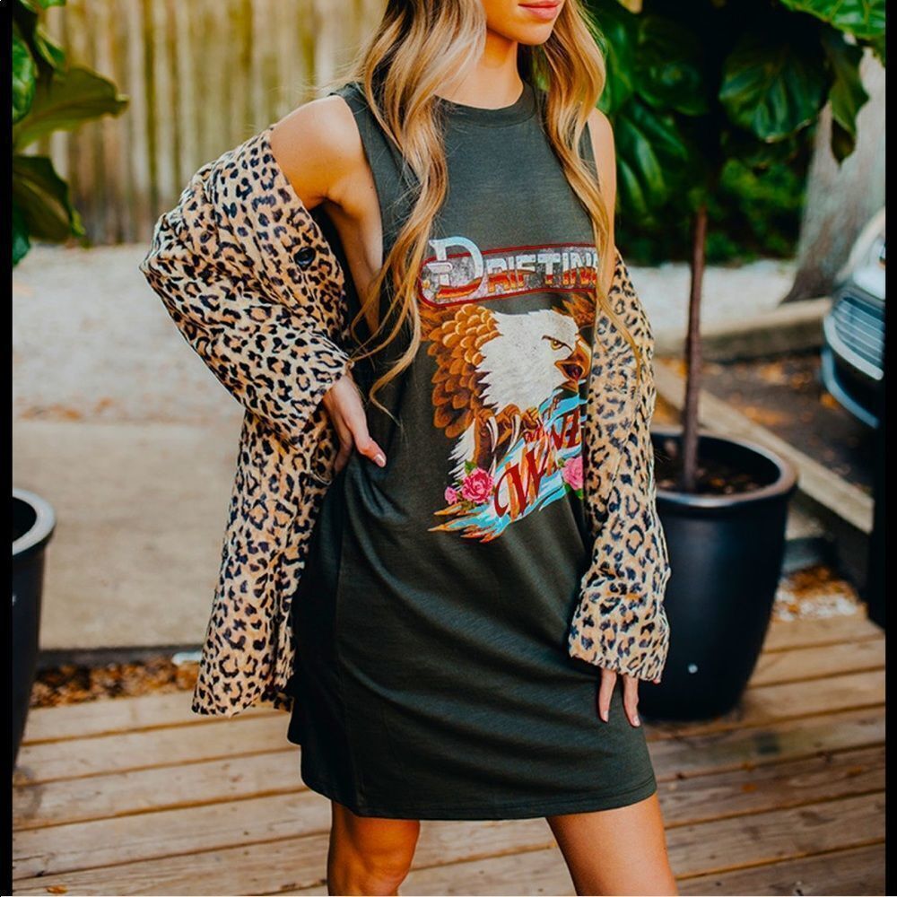 SPELL & THE GYPSY Wind Drifter Eagle Tank Dress